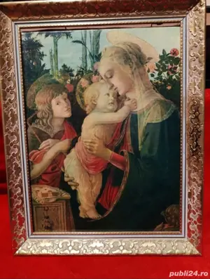 Litografie pe pânză Botticelli, anul1945