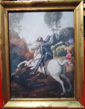 Veche litografie Rafael, anul 1943