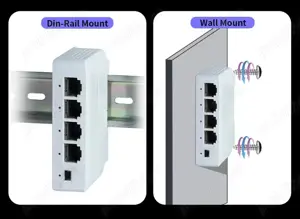 Switch POE pasiv 4P | Extender POE 4P 30W IP camera - imagine 4