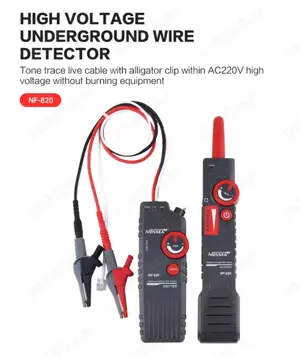 NOYAFA 820 Tester cablu electric, detector, cabluri pana la 2m in pamant - imagine 2