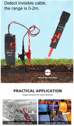 NOYAFA 820 Tester cablu electric, detector, cabluri pana la 2m in pamant