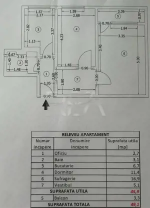 Apartament 2 camere zona Obor - imagine 7