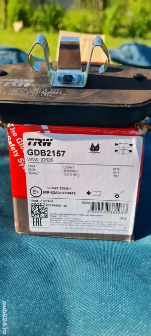 Placute frana dacia logan 2, sandero 2 - imagine 4