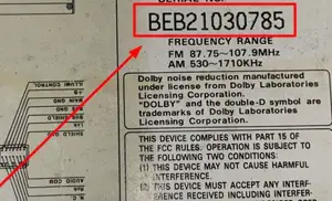 Cod Deblocare Radio, decodare casetofon auto