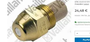 Duză arzător Vaillant, 0,30 Usgal h - imagine 5