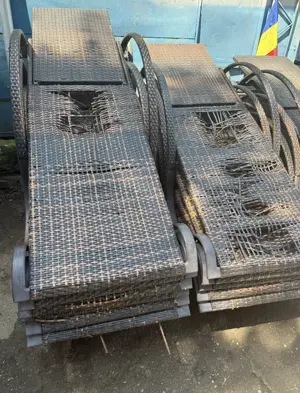 33 buc Sezlong reglabil; Sezlong pe rotile; Sezlong terasa gradina