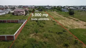 ASFALT, gaz, curent, canal - 5.000 mp DOMNESTI dezvoltare cartier case