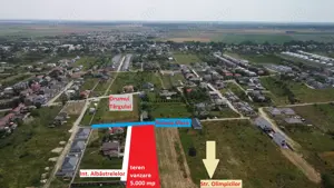 ASFALT, gaz, curent, canal - 5.000 mp DOMNESTI dezvoltare cartier case - imagine 2