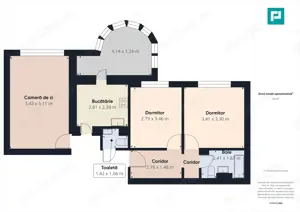 Apartament cu 3 camere în zonă de maxim interes - imagine 8