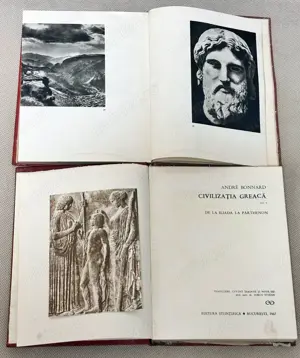 Civilizatia greaca de A. BONNARD , volumele I - II , 1967 - imagine 3