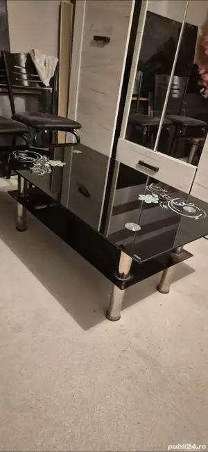 Masa cafea,s31 blat securizata 8 mm - imagine 2