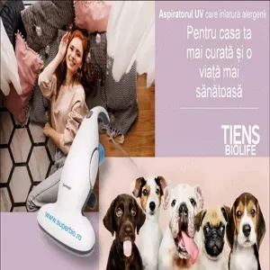 Aspirator UV TIENS   filtrare HEPA, lampă ultravioletă, anti-acarieni