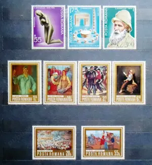 Timbre pictură - lot nr. 8 - imagine 5