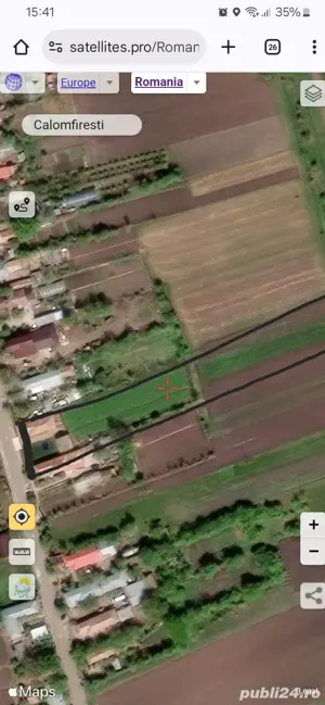 Teren intravilan (loc de casa) poroschia sat Calomfiresti - imagine 10