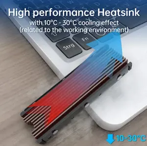 Cooler | Heatsink | Radiator SSD M2 NVME 2280, efect -30grade - imagine 3
