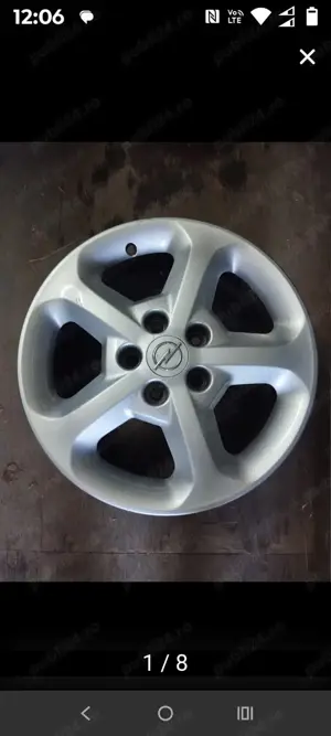 Jante aliaj 16 zoll originale Opel Astra H