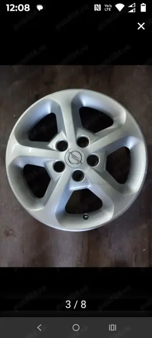 Jante aliaj 16 zoll originale Opel Astra H - imagine 4