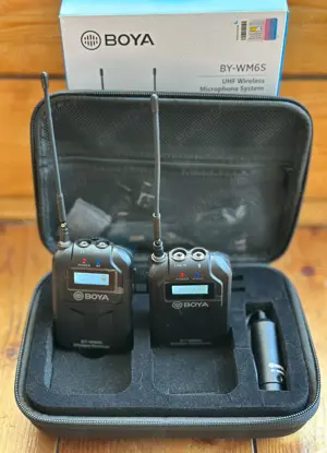 Microfon Lavaliera Boya BY-WM6S profesionala - imagine 2