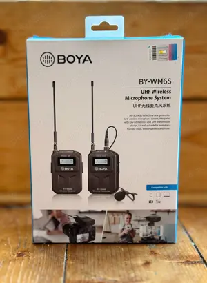 Microfon Lavaliera Boya BY-WM6S profesionala