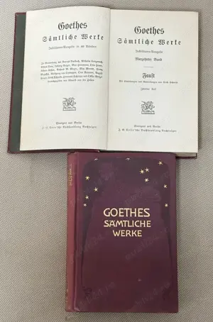 Faust 1-2 de Goethe, limba germana, an 1940 - imagine 2