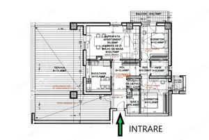 Penthouse cu 3 camere 2 bai si 2 terase zona Calea Surii Mici din Sibi - imagine 8
