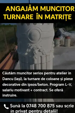 Căutăm muncitor