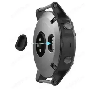 Protectie praf pentru smartwatch ceas Garmin,Silicon,Negru, noua