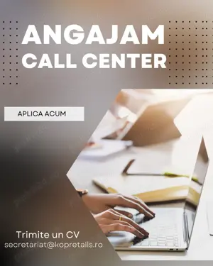 Cautam oameni care stiu ca vocea face diferenta. Call-Center