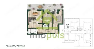  Apartament cu 3 camere, 79 mp utili + terasă 23 mp✨