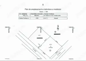 Teren de Vânzare în Afumați, Ilfov   620 mp cu utilități la drum asfaltat