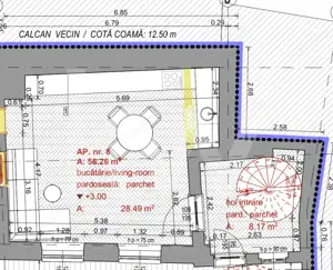 Apartament 2 camere | Et 1+ M | Curte | ULTRACENTRAL