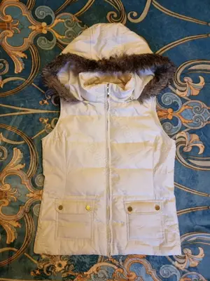 Vesta groasa cu gluga, Charter Club, marimea S