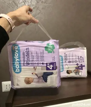 Scutece Babylove premium nr 4+, 9-15 kg, 38 buc (transport 50 50) - imagine 3