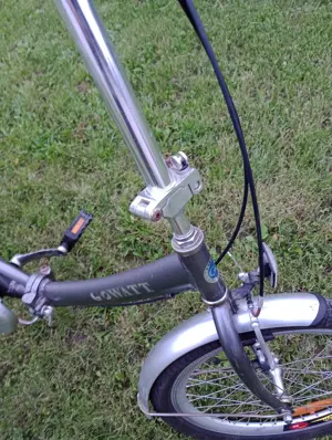 bicicleta pliabila asistat electric fara baterie - imagine 5