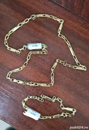 lant cubanez si lant mai mic vand aur de 14 carate din colectia personala