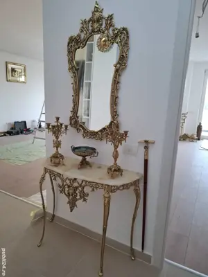 oglinda, consola,  Bronz