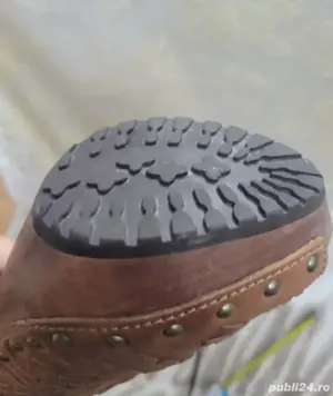 Saboti Zara piele impletita - imagine 4