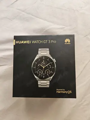 Smartwatch HUAWEI Watch GT 3 Pro Titanium 46mm, Android iOS, Light Titanium Strap în stare f bună ap - imagine 5