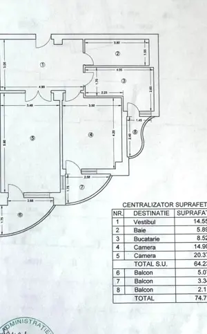 Vanzare Apartament Lux 2 Camere Bulevardul Unirii - imagine 9