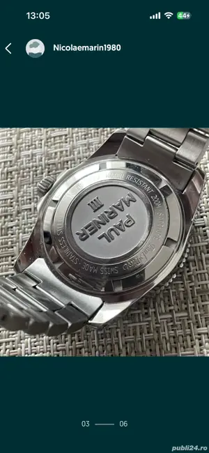 ceas Paul Picot automatic  - imagine 3