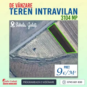 | DE VANZARE | Teren Intravilan | Schela, Galati |