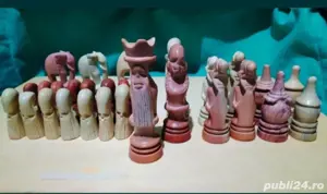 Piese de șah Masai din piatră Soapstone 