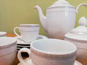 Serviciu cafea, 5 persoane, portelan Iris - imagine 2