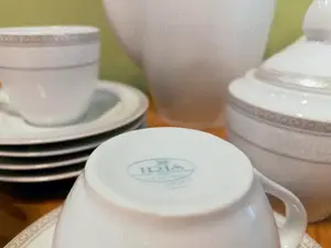 Serviciu cafea, 5 persoane, portelan Iris - imagine 3