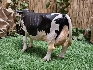 Figurina Schleich, vaca Holstein neagra - imagine 3