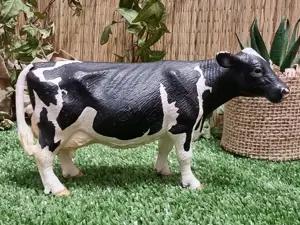 Figurina Schleich, vaca Holstein neagra - imagine 4