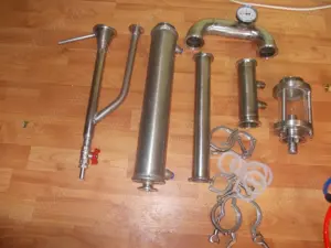 Cazan tuica tip coloana cu rectificare - imagine 3