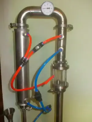 Cazan tuica tip coloana cu rectificare - imagine 2