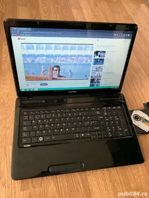 Laptop Toshiba display mare 17,3 led,4gb ram ddr3,500gb memorie vine cu incarcator. - imagine 5