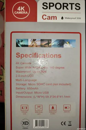 Camera de actiune 4k